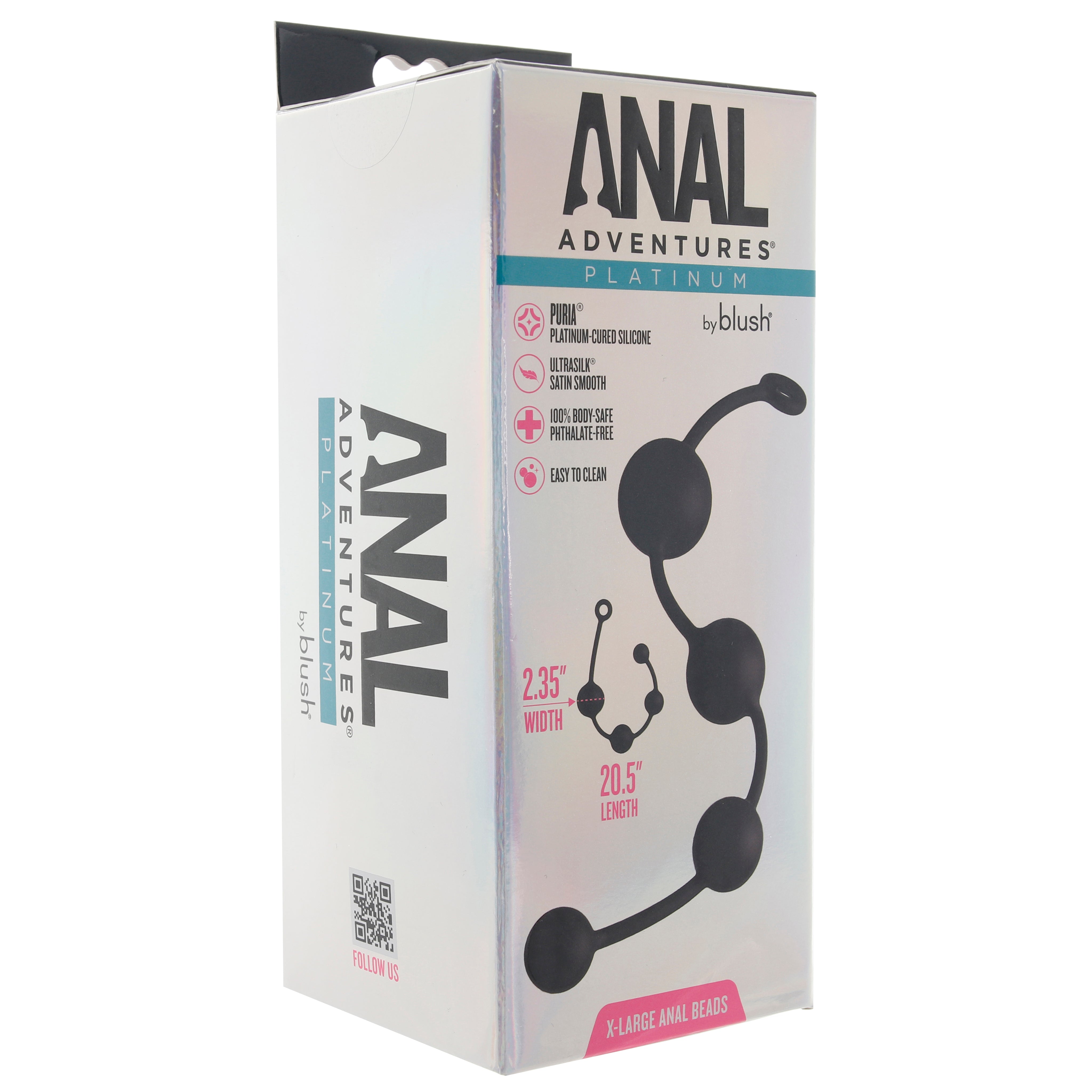 Anal Adventures Platinum X-Large Anal Beads