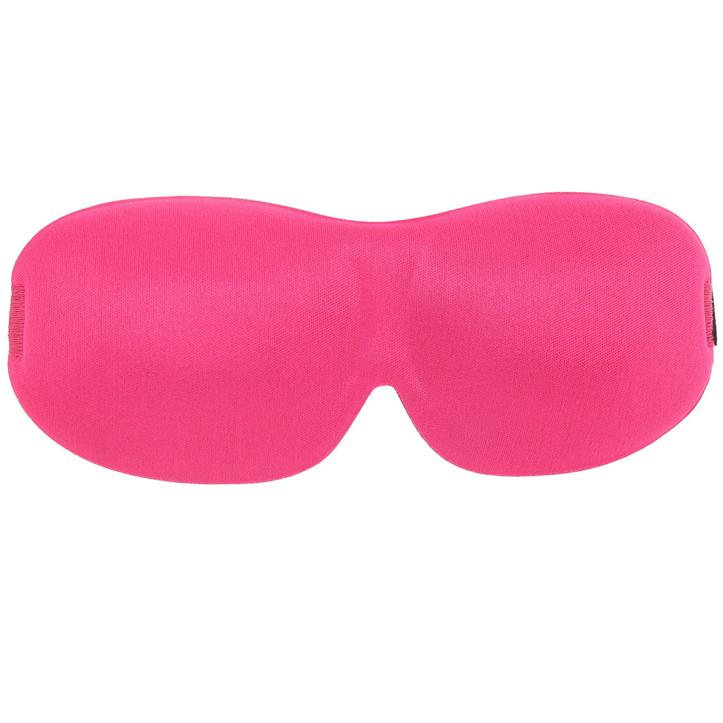Ouch! Pink 3D Blindfold: Luxurious Sensory Deprivation for Intense Pleasure