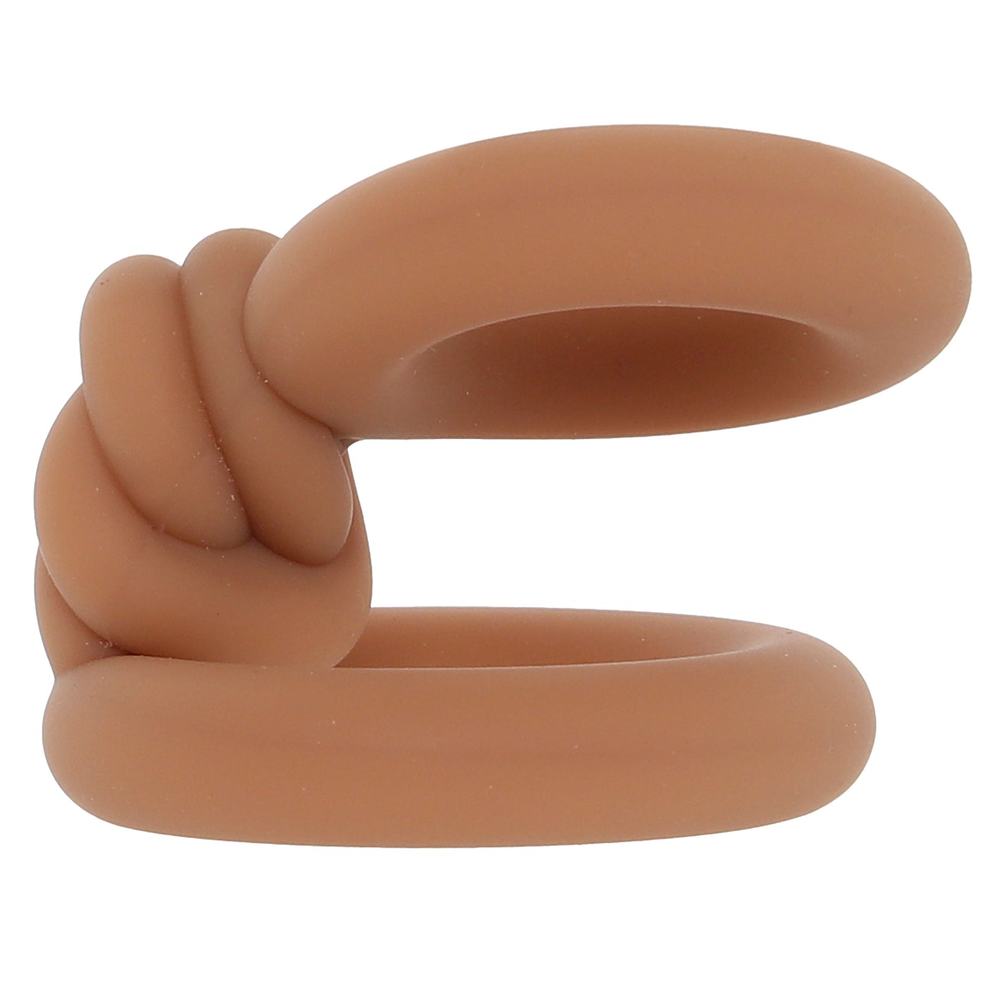 Cooper Liquid Silicone Dual Super Stretch C-Ring in Tan