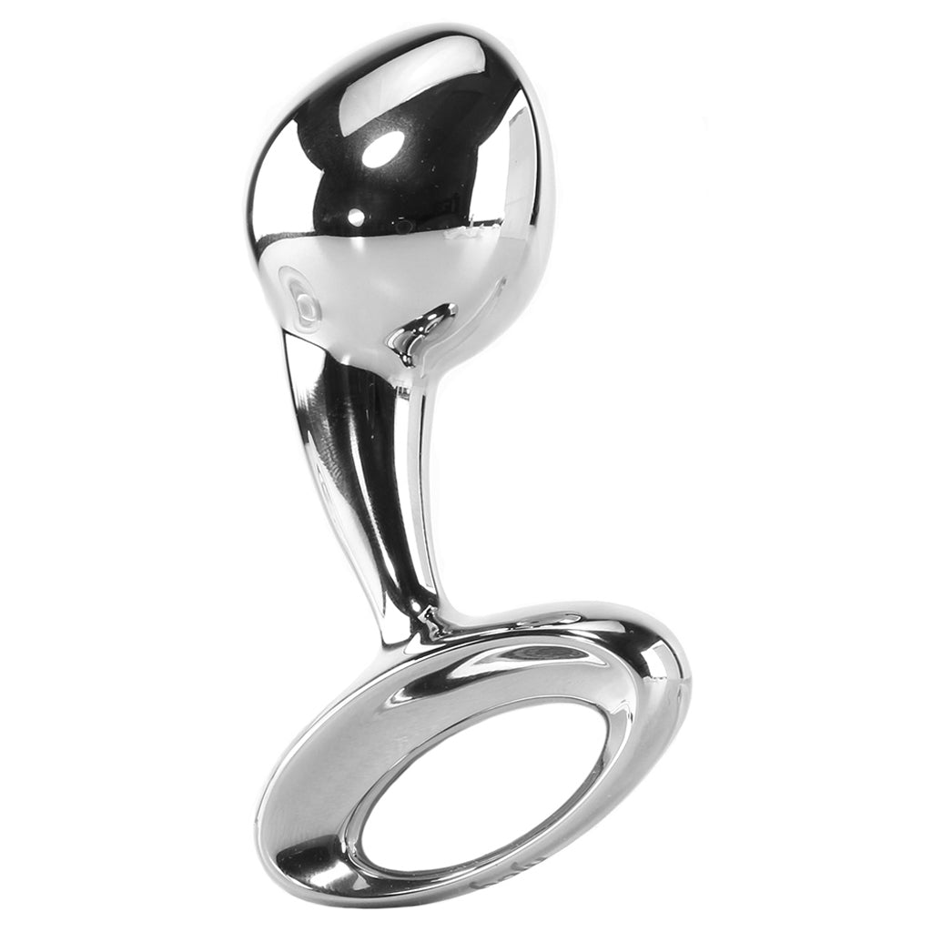 nJoy Pure Plug Medium: Medical-Grade Steel Butt Plug for Deep & Versatile Pleasure