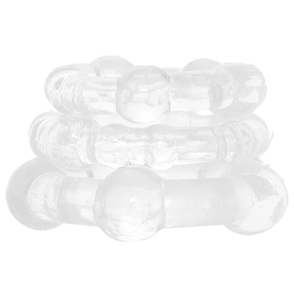 Island Rings Set in Clear