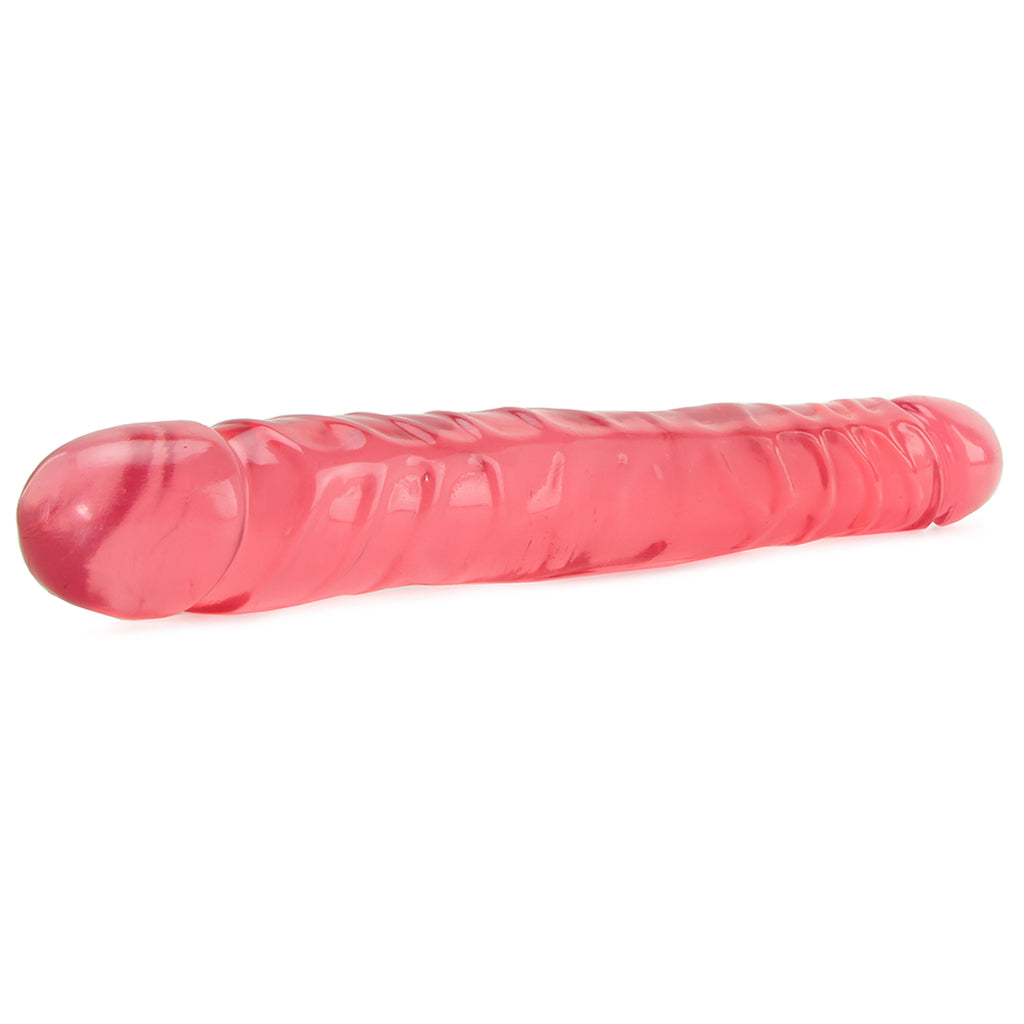 Crystal Jellies 12 Inch Double Dildo in Pink