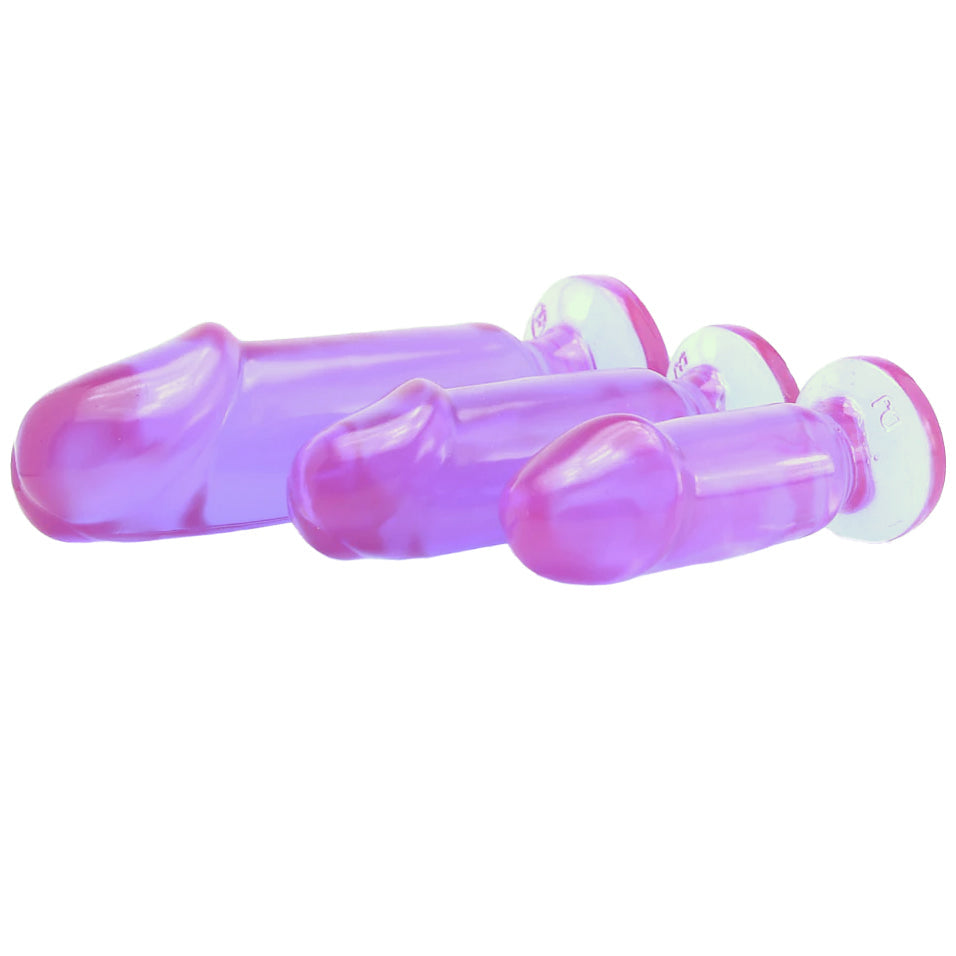 Crystal Jellies Anal Starter Kit in Purple