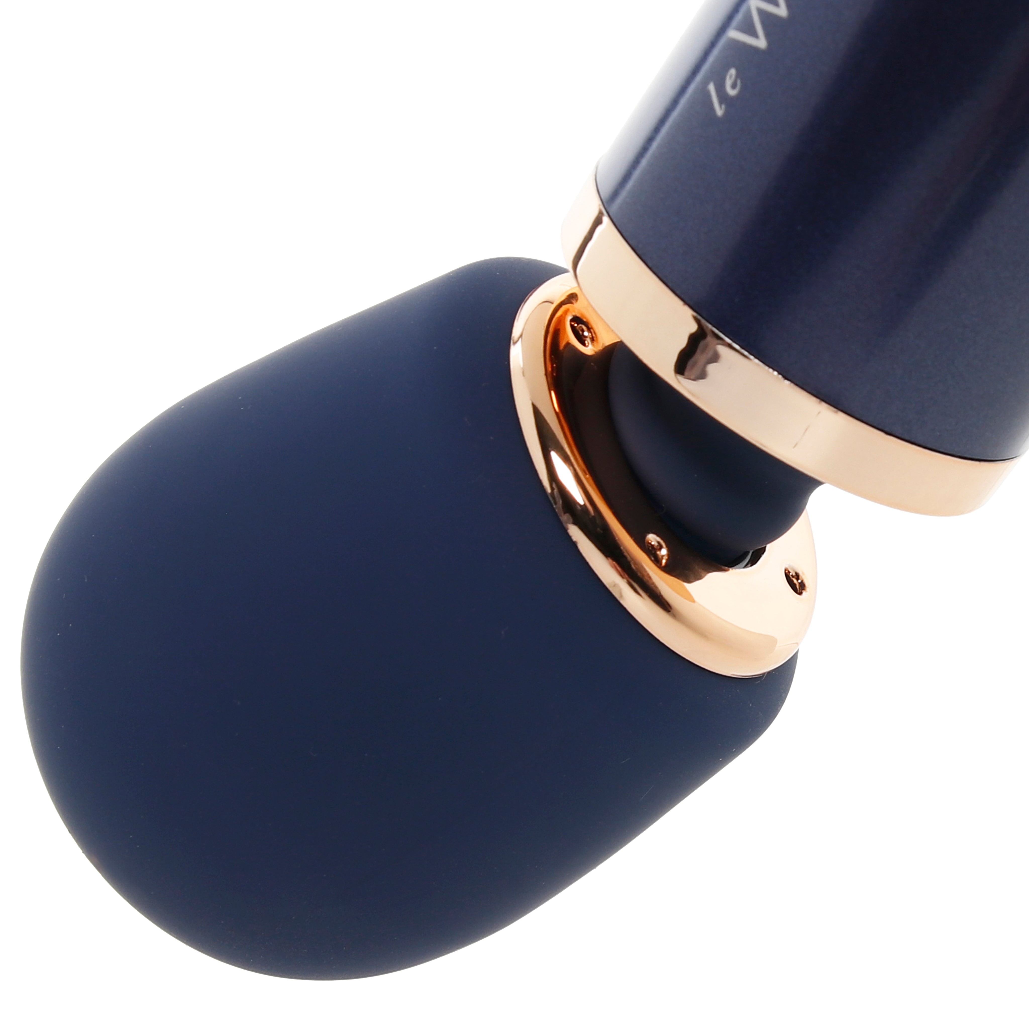 Le Wand Petite Vibrating Wand Massager in Navy