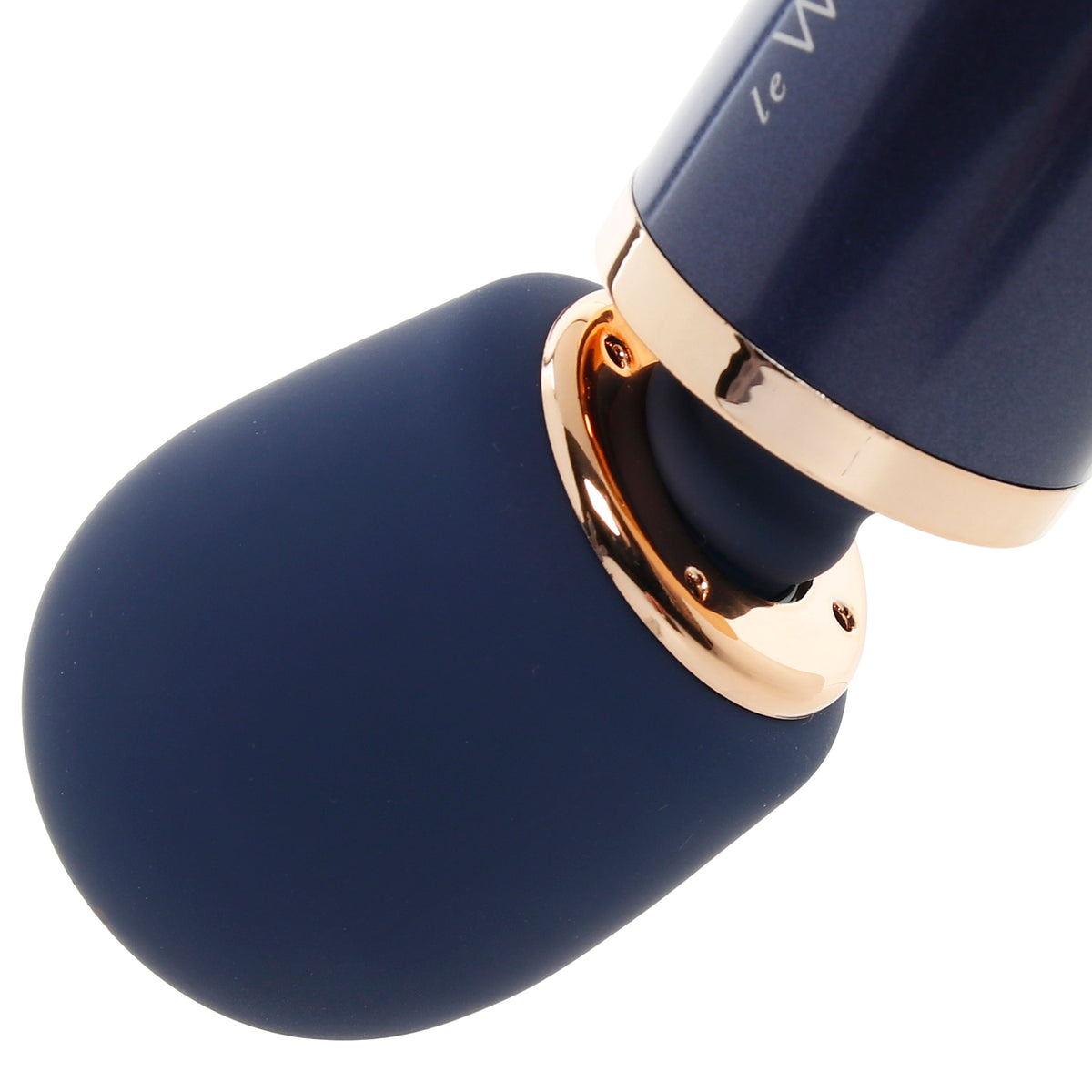 Le Wand Petite Vibrating Wand Massager in Navy