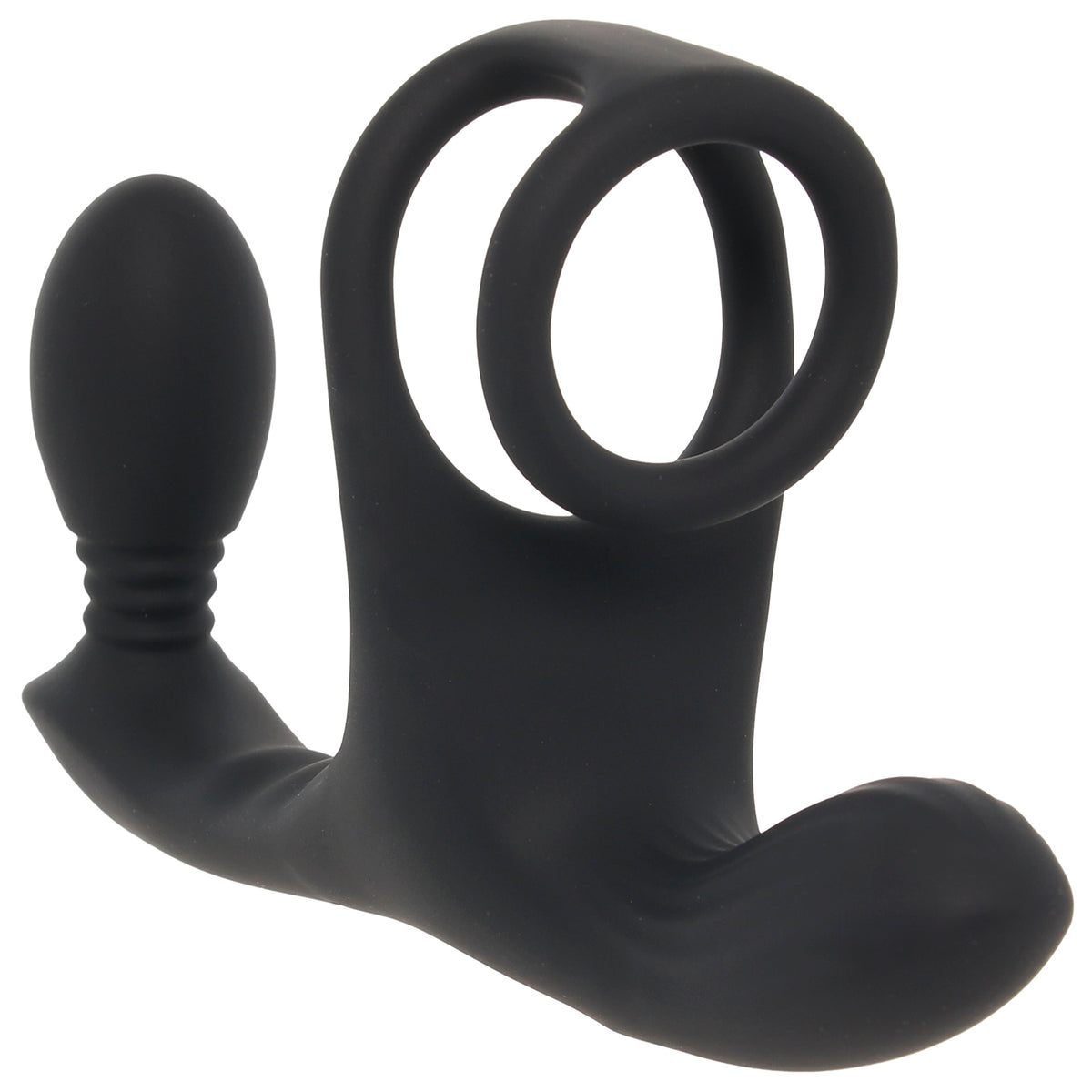 Triple Rush Vibrating Cock Ring & Anal Plug