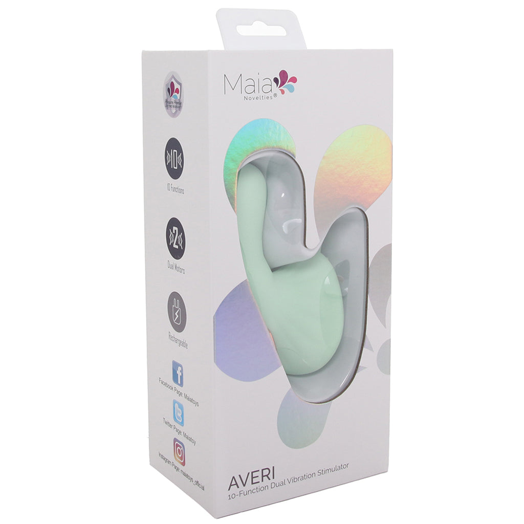 Maia Averi Dual Stimulator Vibe in Green - Vibrators - HoneyHugs Canada (View 6)