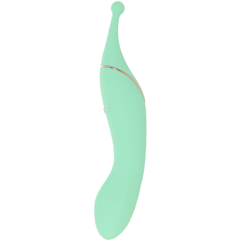 Blush Stella Dual Ended Stimulator Vibe in Green - Vibrators - HoneyHugs Canada (View 3)