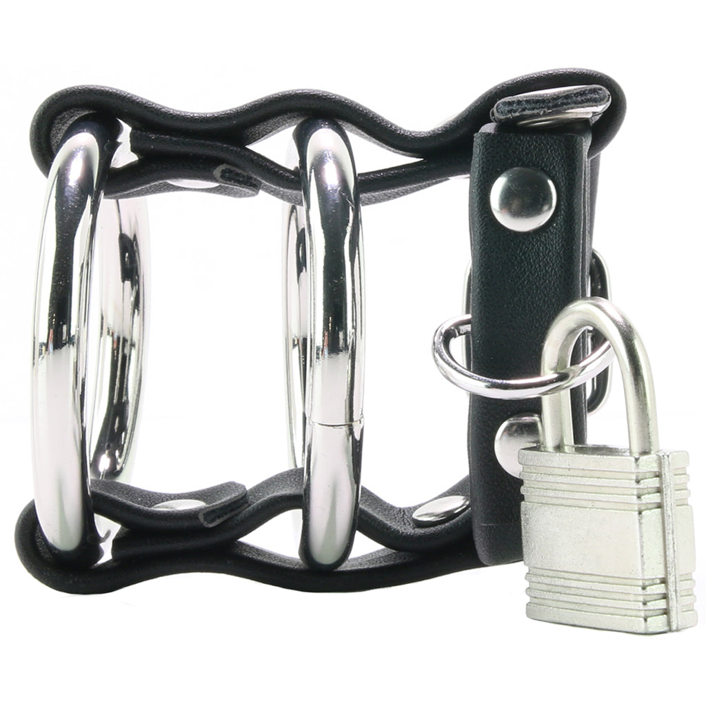 Double Metal C-Ring with Locking Ball Strap
