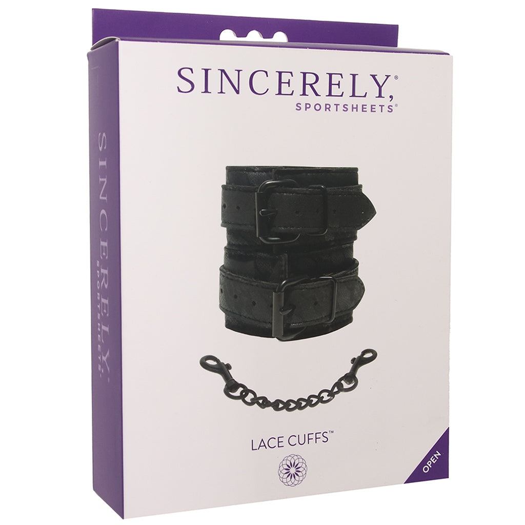 Sincerely Lace Cuffs: Delicate Allure, Dominant Desire – Luxurious Restraints for Exquisite Play