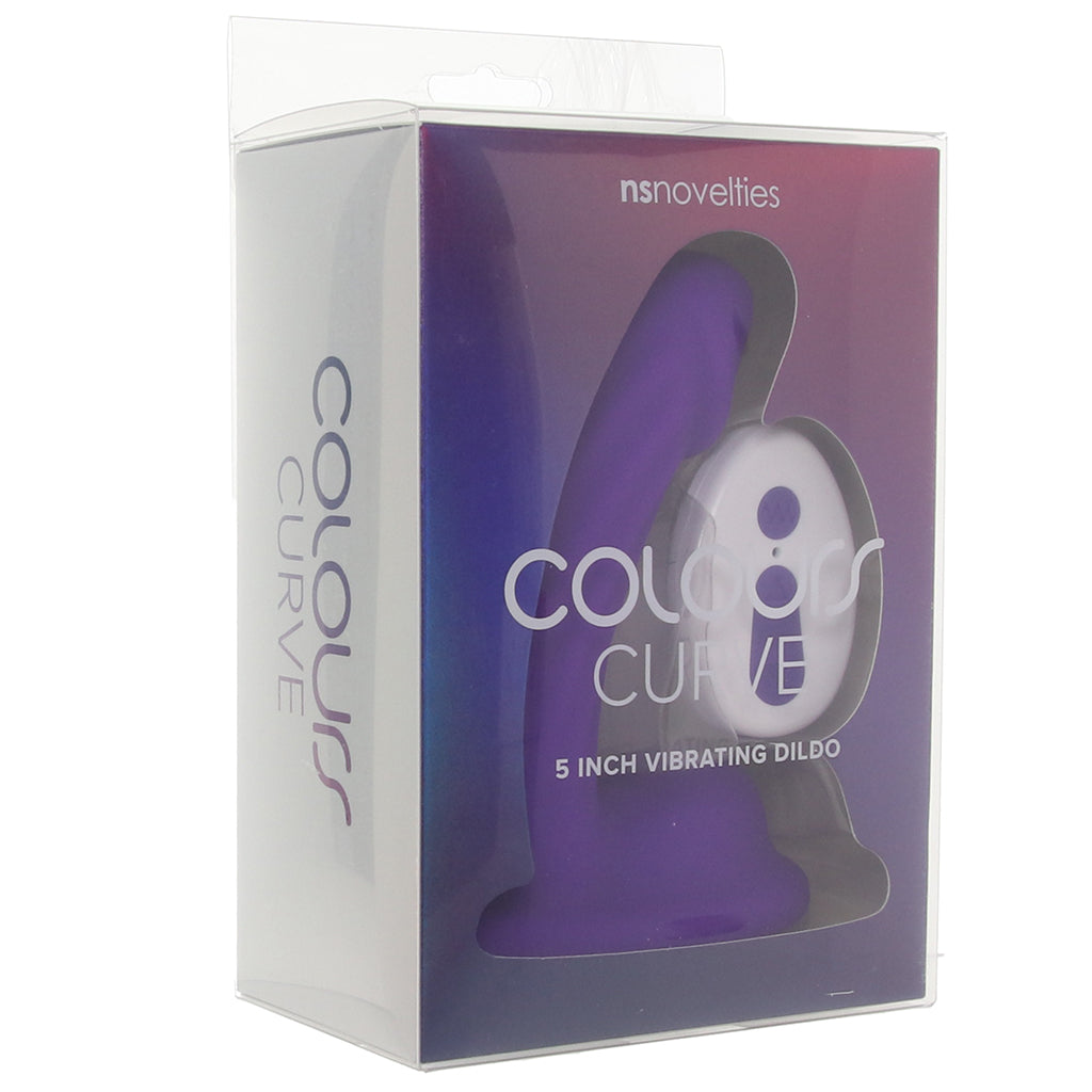 ns novelties Colours Curve 5 Inch Vibe in Purple - Vibrators - HoneyHugs Canada (View 9)