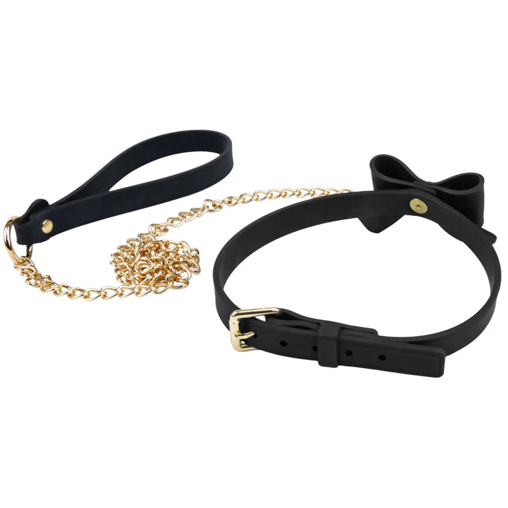 Temptasia Ardor Silicone Bows Collar & Leash