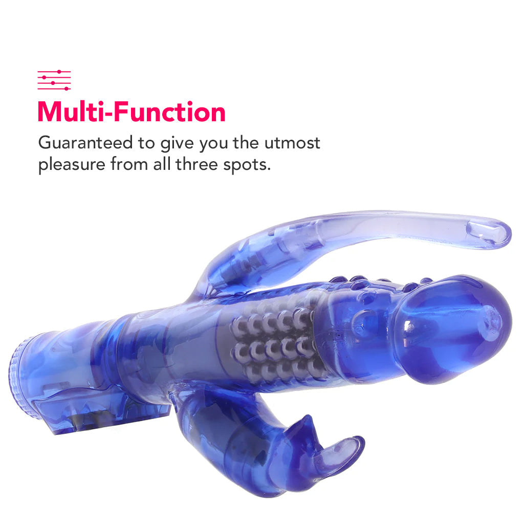 Delight Triple Orgasm Rabbit Vibe in Purple