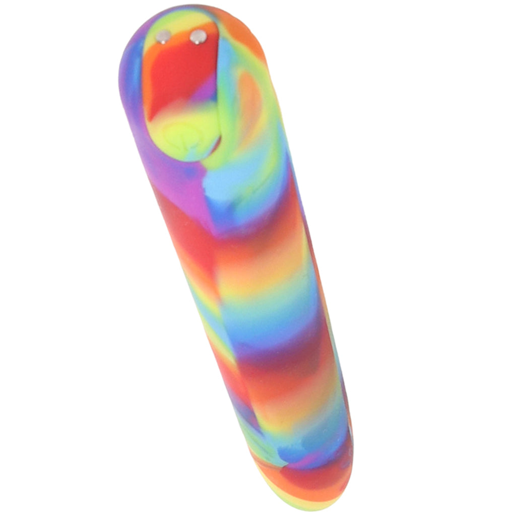 Bang! Bang! Rainbow Silicone Slim Vibe - Vibrators - HoneyHugs Canada (View 3)