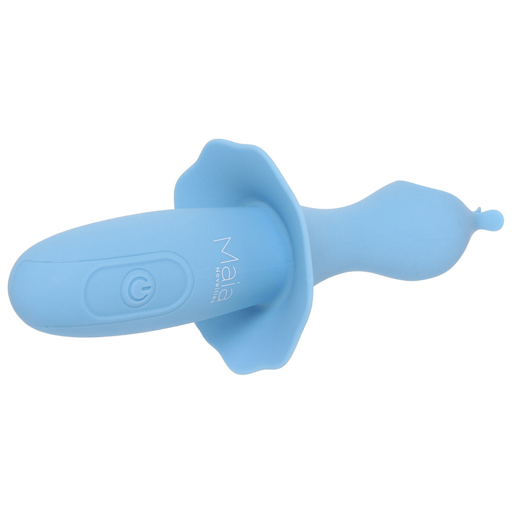 Maia Sienna Fluttering Silicone Vibe in Blue - Vibrators - HoneyHugs Canada (View 5)