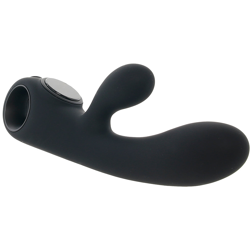 Evolved Novelties Black Magic Rabbit Vibe: Intelligent Dual Pleasure with LED Display