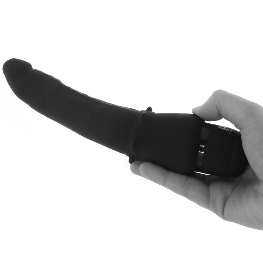Power Cock 7 Inch Slim Realistic Vibe in Black
