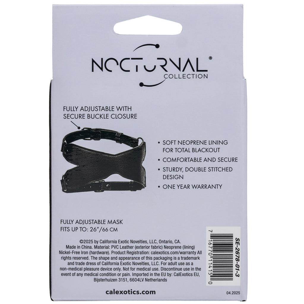 CalExotics Nocturnal Collection X-Mask: Luxurious Sensory Blindfold for Intense Anticipation