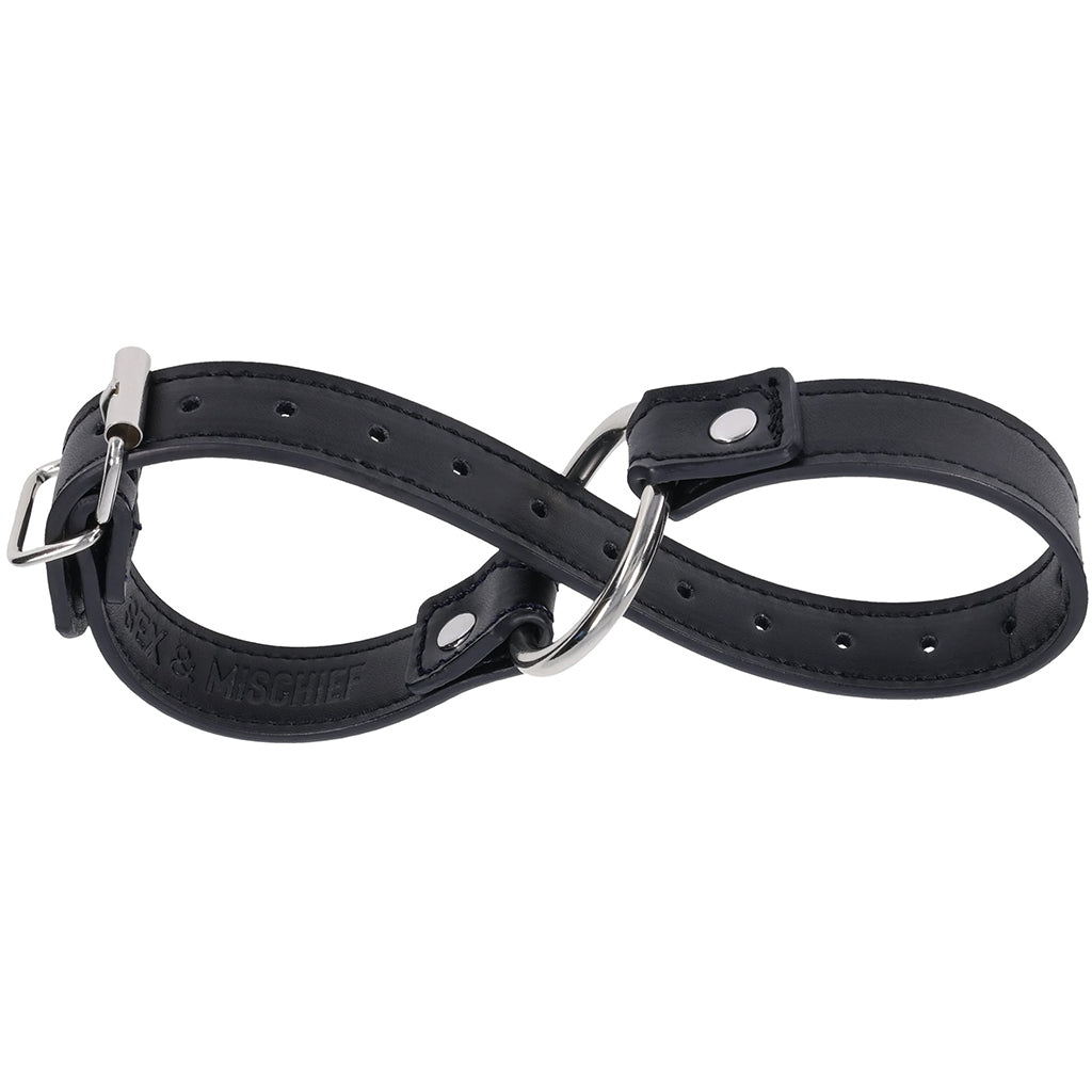Shadow Convertible Faux Leather Cuffs | Versatile Bondage & Discreet Day Collar