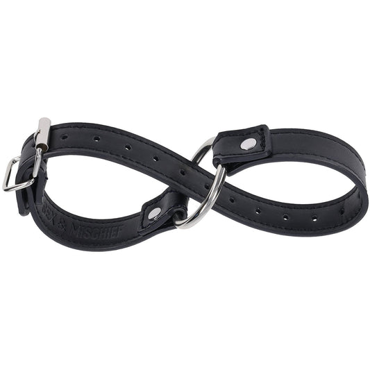 Shadow Convertible Faux Leather Cuffs | Versatile Bondage & Discreet Day Collar