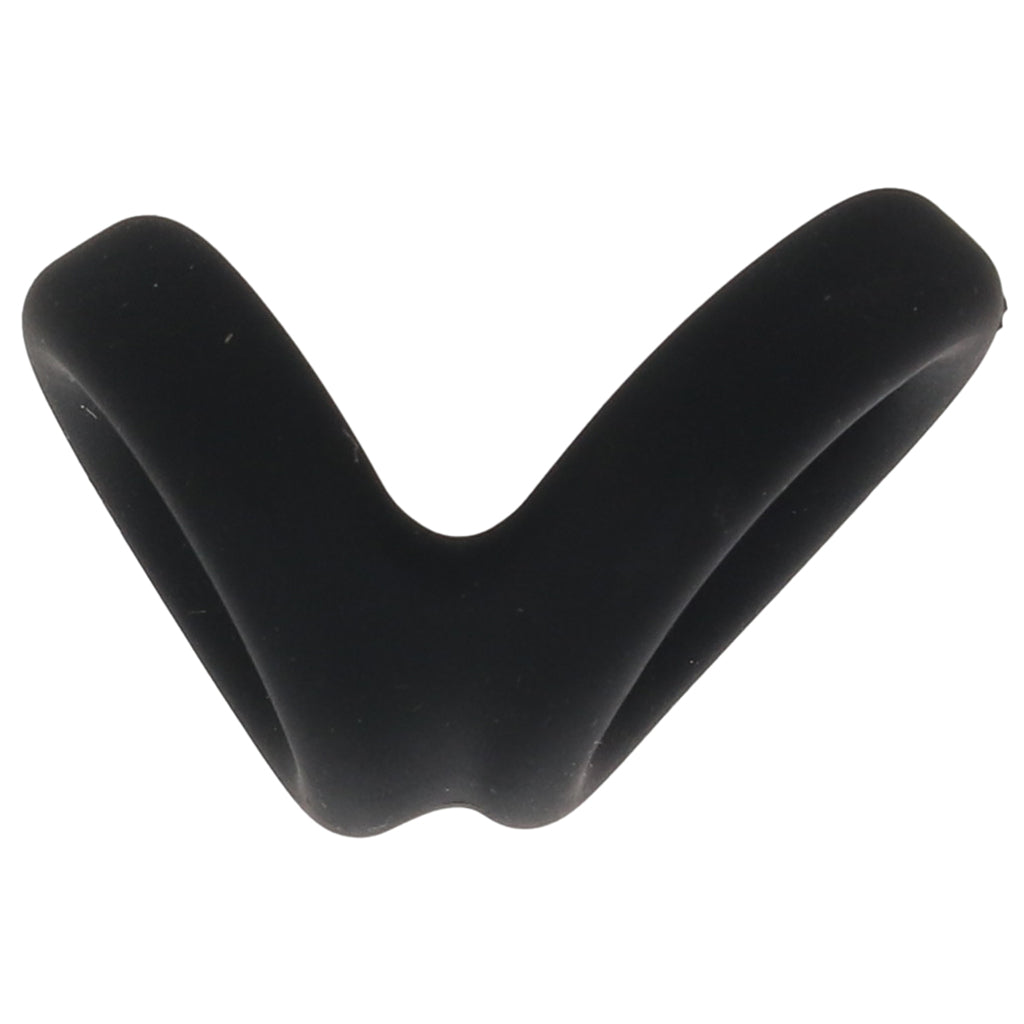 Alpha Ring Liquid Silicone Snug Tugger in Black
