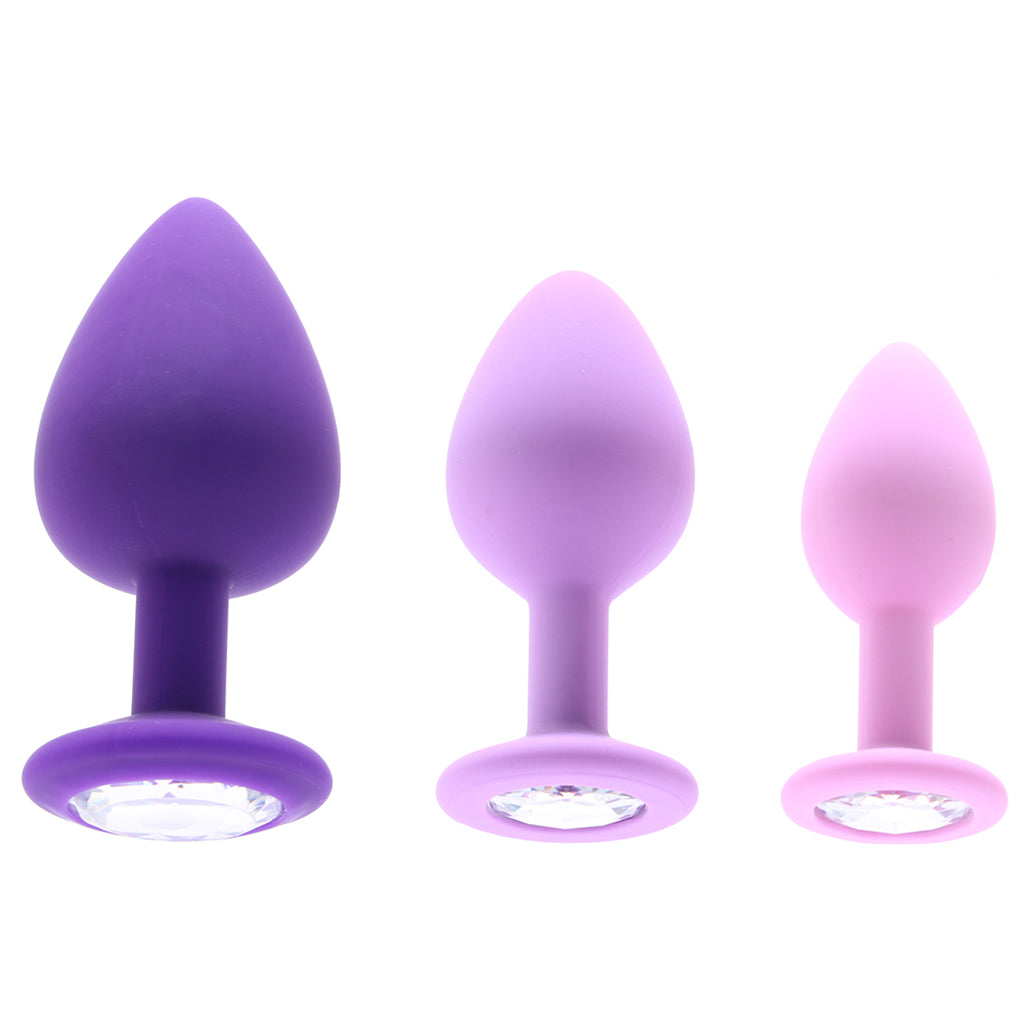 Fantasy For Her Little Gems Anal Trainer Set | Luxury Silicone Butt Plugs for Progressive Pleasure