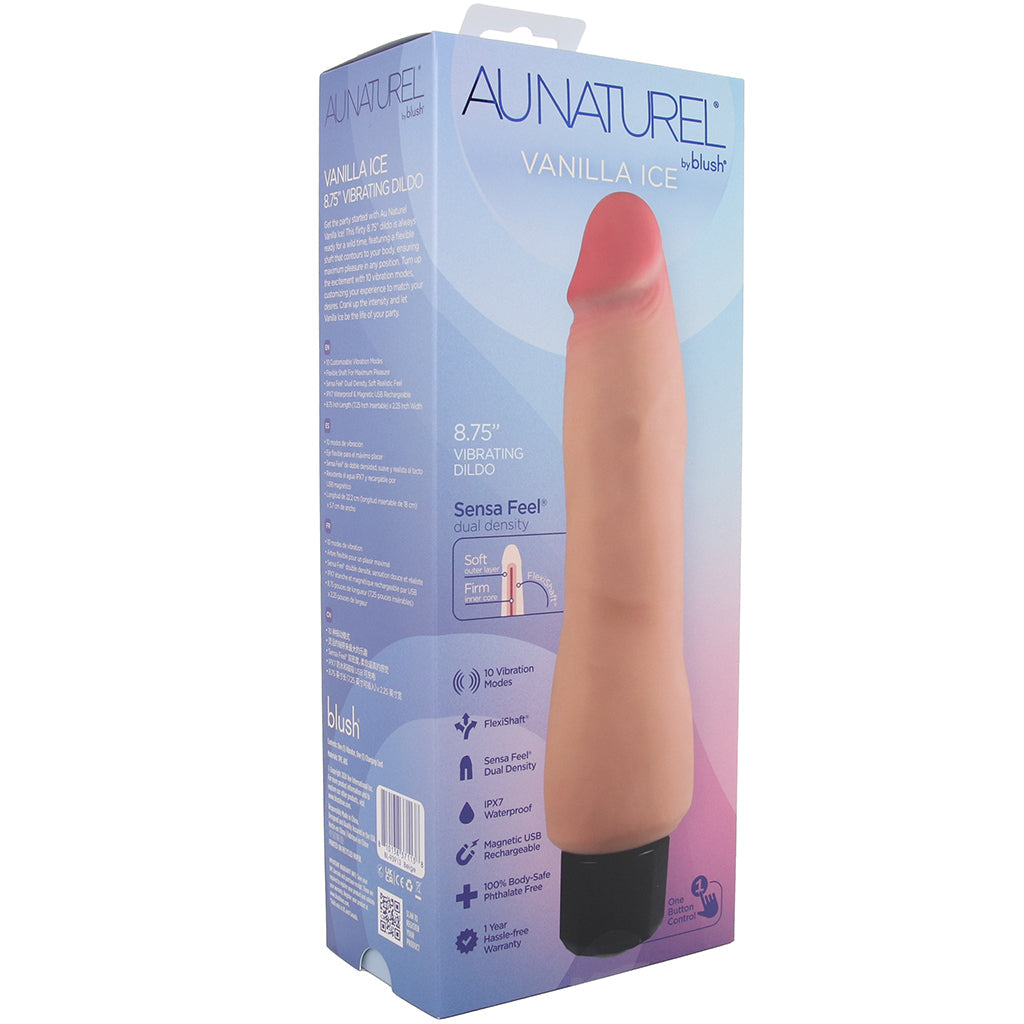 Blush Au Natural Vanilla Ice 8.75 Inch Realistic Vibe - Vibrators - HoneyHugs Canada (View 9)