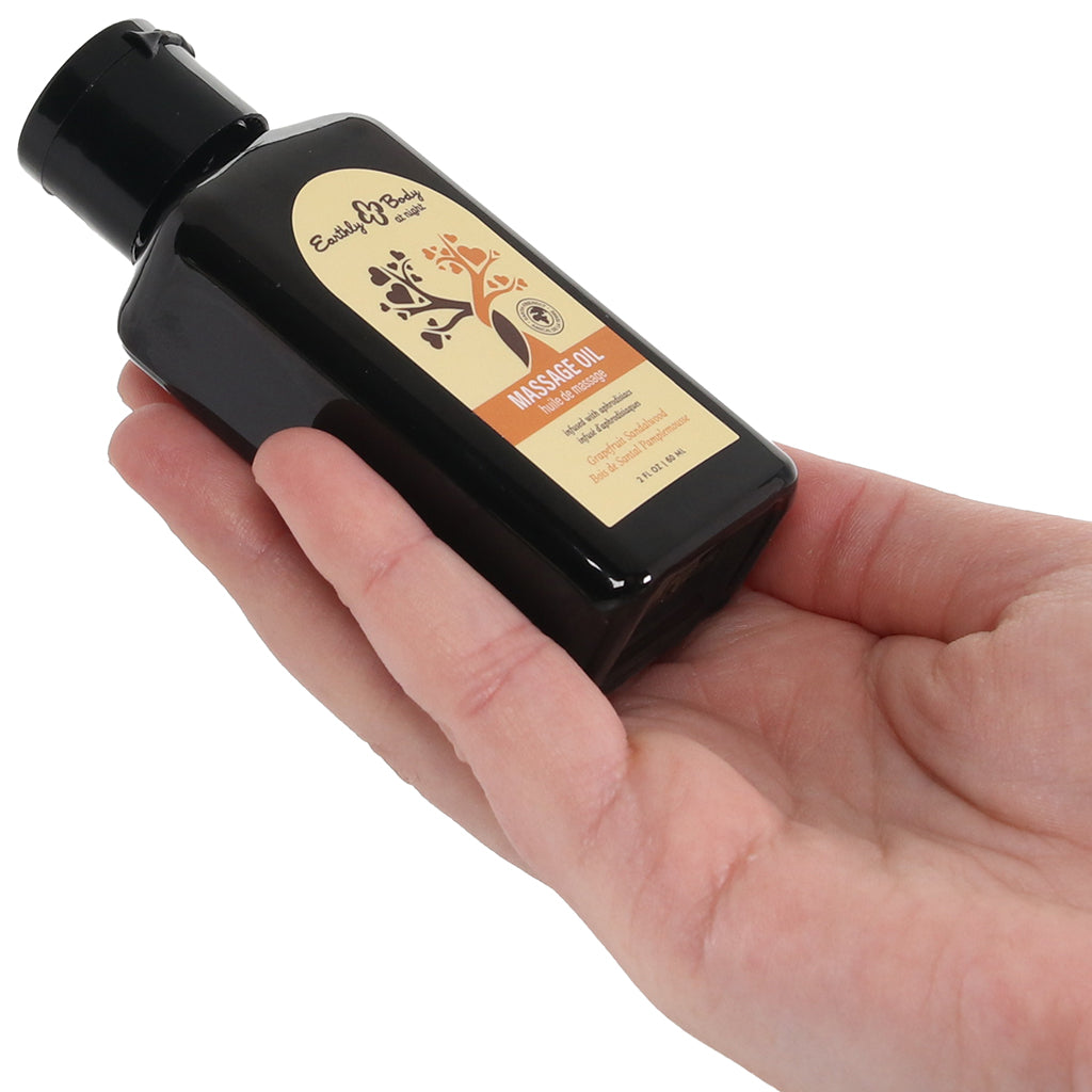 At Night Massage Oil 2oz/60ml in Grapefruit Sandalwood