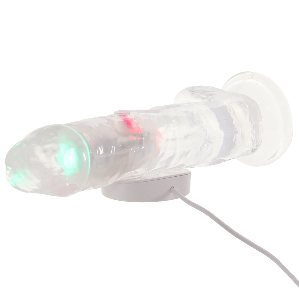 RealRock RealRock 8 Inch Light Up Vibrating Ballsy Dildo - Vibrators - HoneyHugs Canada (View 6)