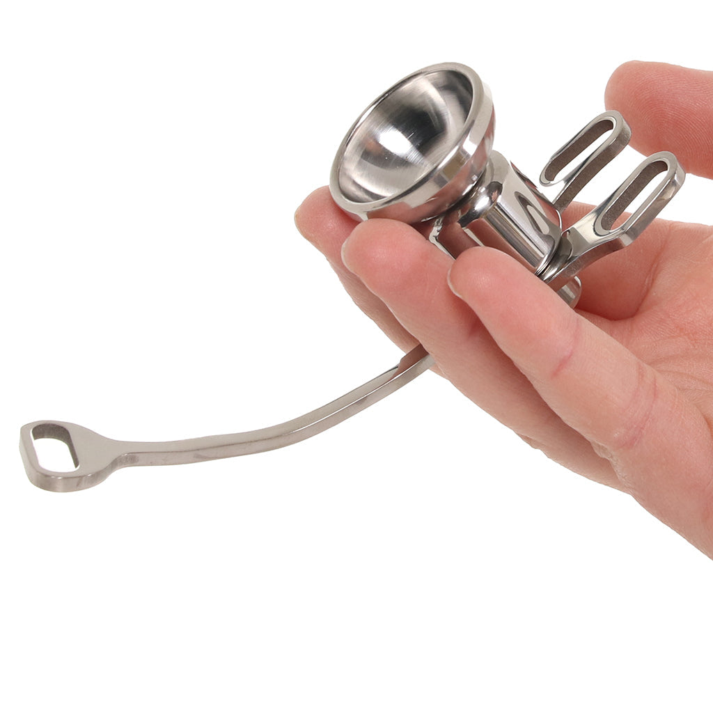 Master Series Sissy Vice Push-In Chastity Cage: Sculpted Allure & Discreet Control