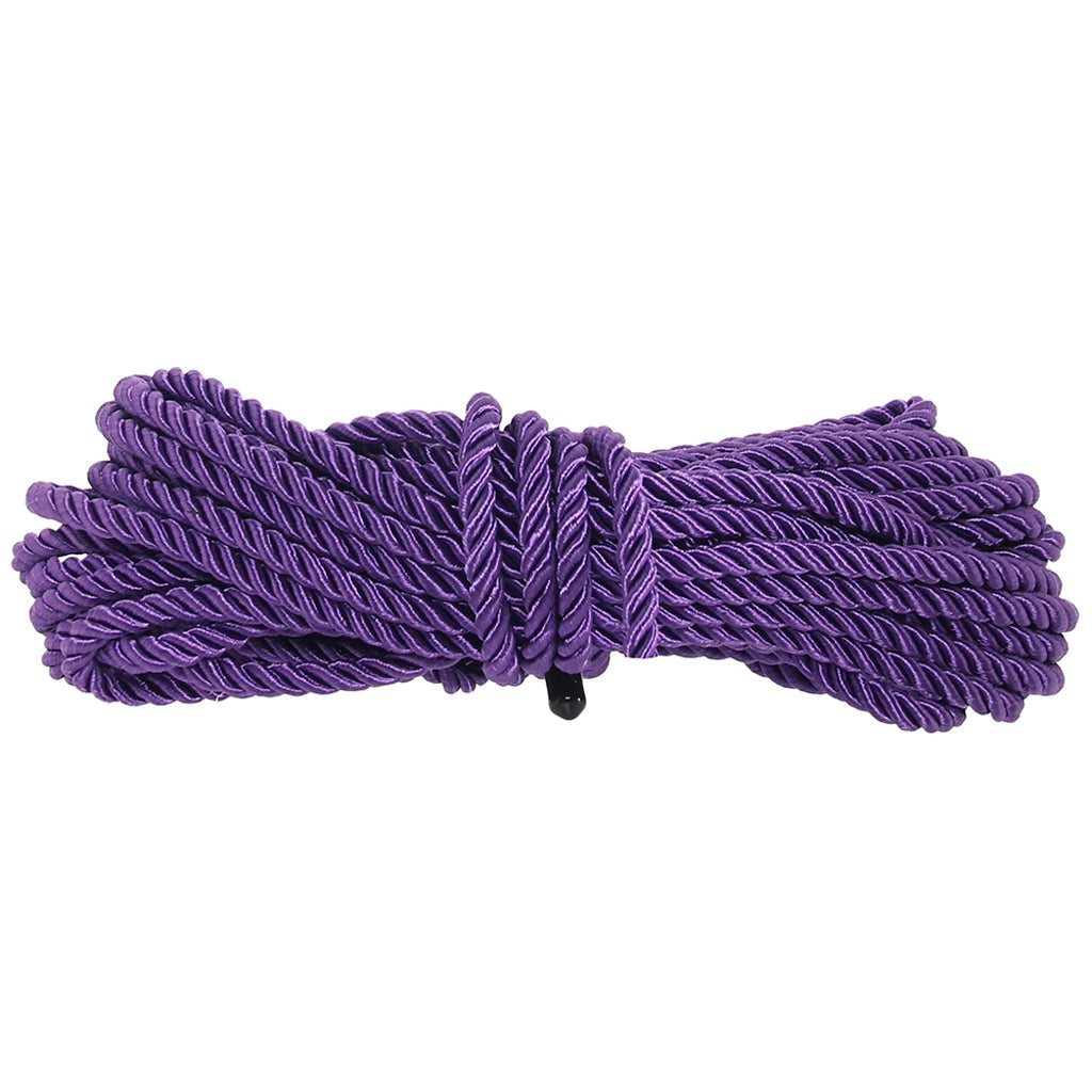 Ouch! Purple Bondage Rope - 10m/32.8' Ultra-Soft & Strong Restraint