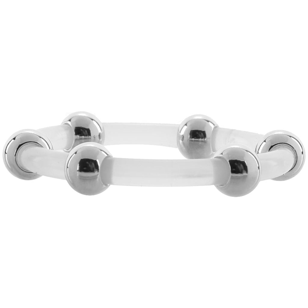 XL Steel Beaded Silicone Rings