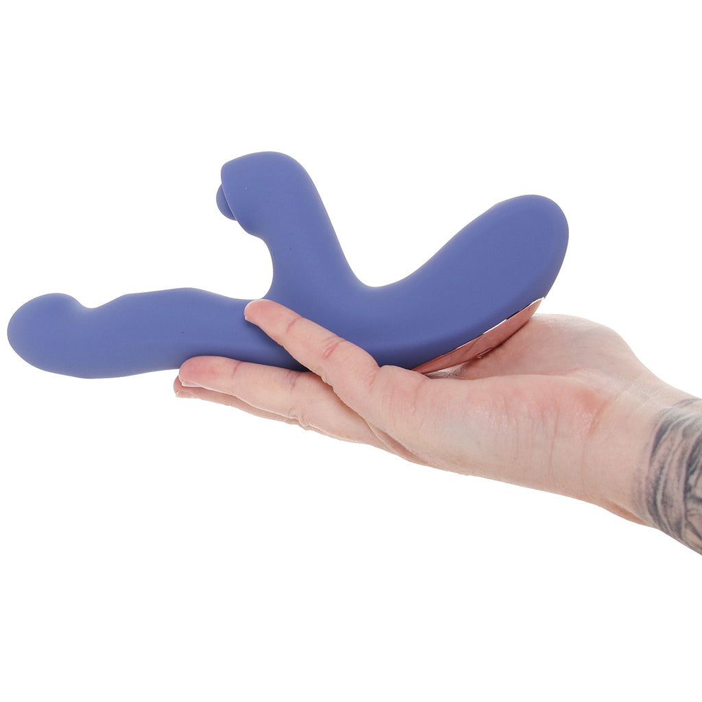 Blush Simone Warming RumboTech Rabbit Vibe - Vibrators - HoneyHugs Canada (View 4)