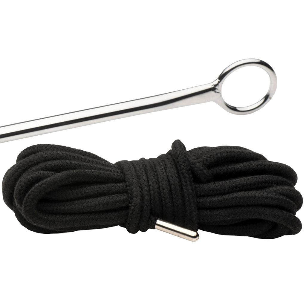 Master Series Roped Steel Anal Hook
