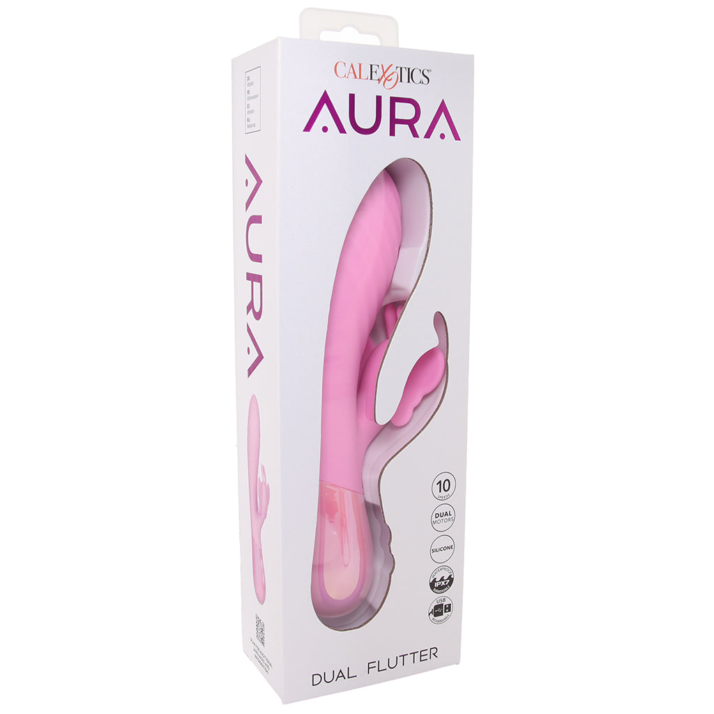 CalExotics Aura Dual Flutter Rabbit Vibe - Vibrators - HoneyHugs Canada (View 9)