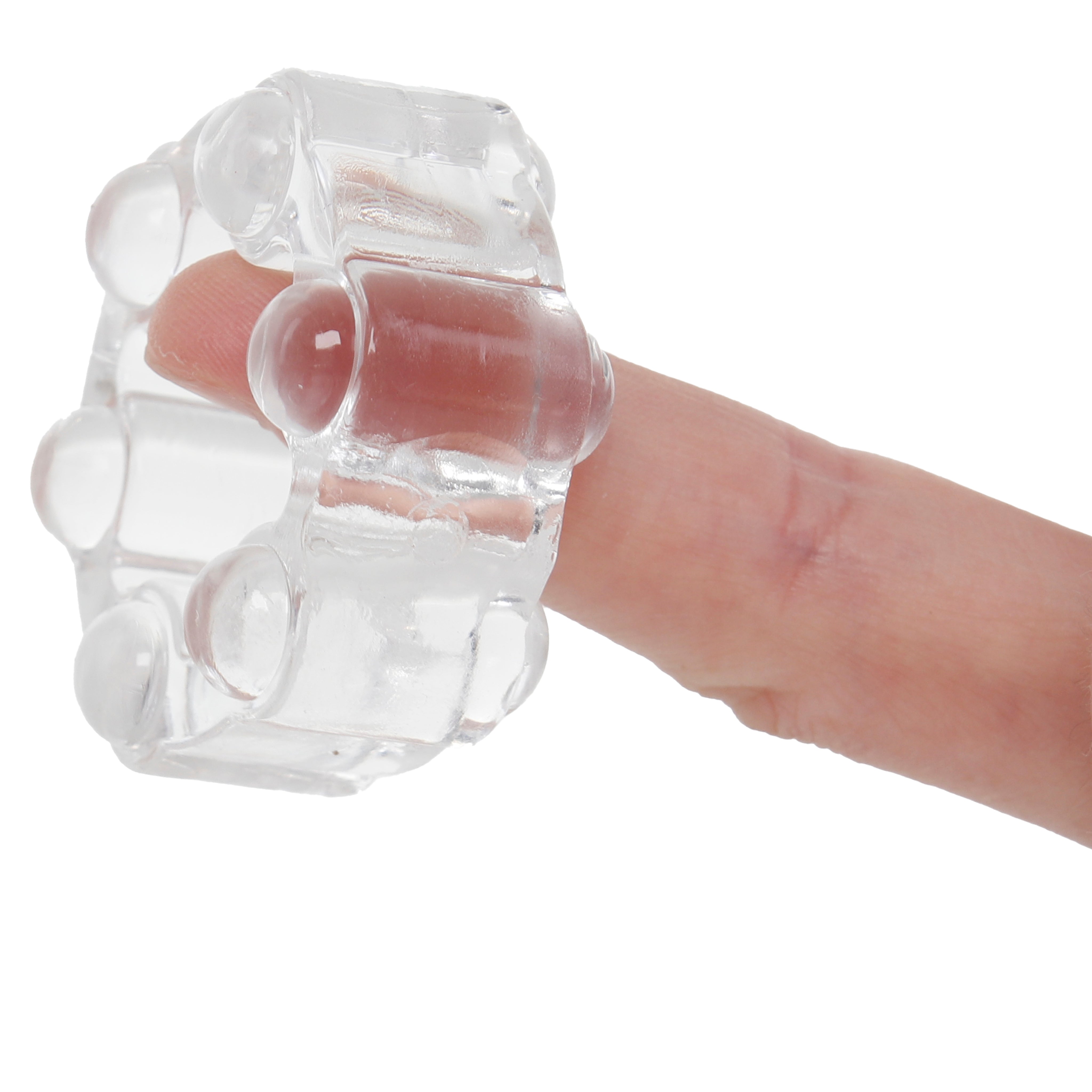 Crystal Jellies Performance Cock Ring Set in Clear