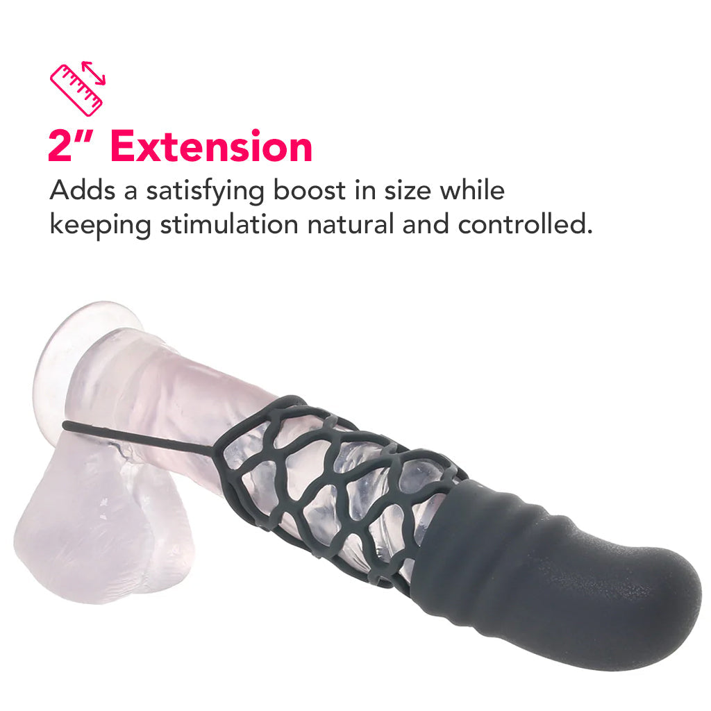 CalExotics Black Silicone 2-Inch Extension: Elevate Your Pleasure & Performance