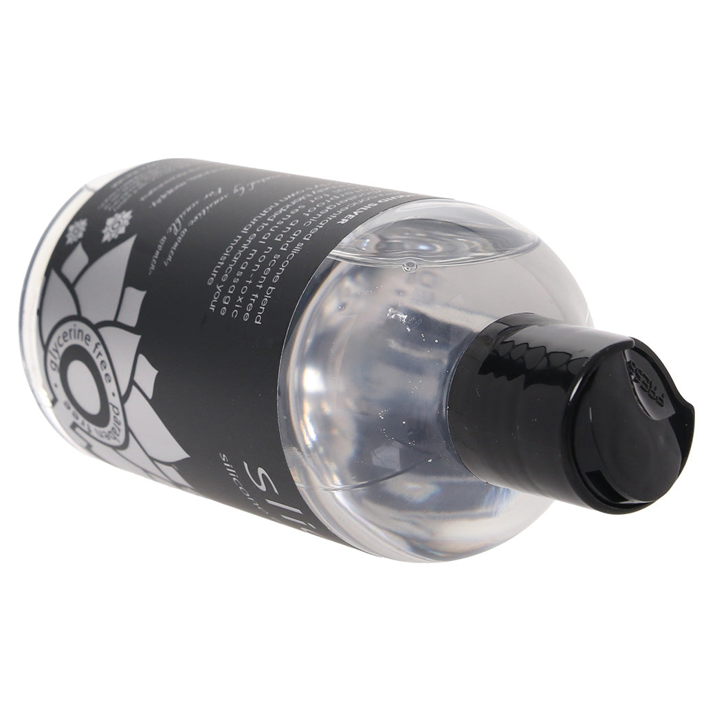 Silver Silicone Intimate Lubricant in 8.5oz/255ml