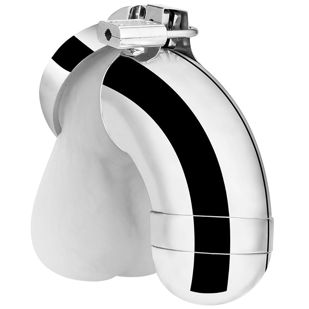 Blueline Men Total Submission Cock Cage | Luxury Stainless Steel Chastity for Unrivaled Control