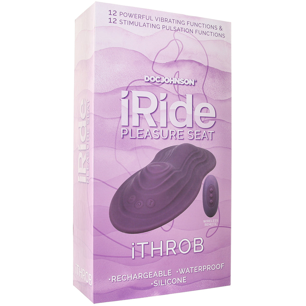 Doc Johnson iRide Pleasure Seat Remote Grinder Vibe in Dusty Purple - Vibrators - HoneyHugs Canada (View 6)