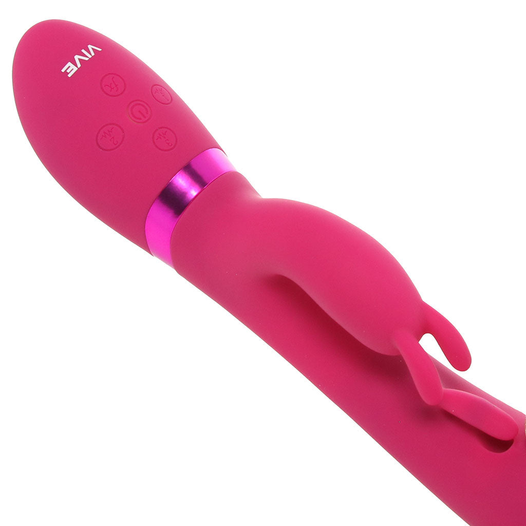 Vive Tama Pink Rabbit Vibrator: Triple Action G-Spot & Clitoral Bliss