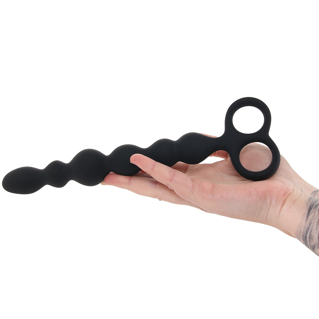 LEVELZ Beaded Silicone Anal Probe: Luxurious Rhythmic Pleasure