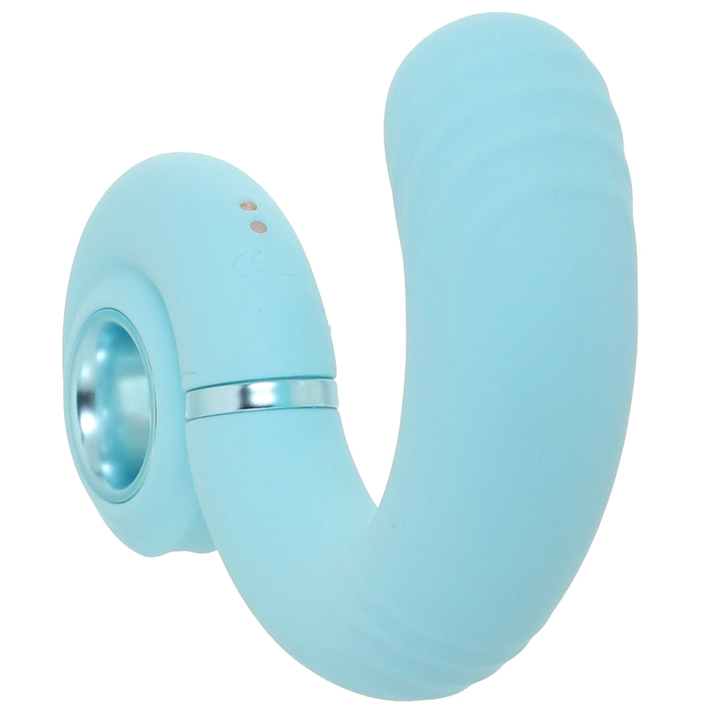 Loveline Loveline Gyre Vibrating Swirl Vibe in Blue - Vibrators - HoneyHugs Canada (View 6)