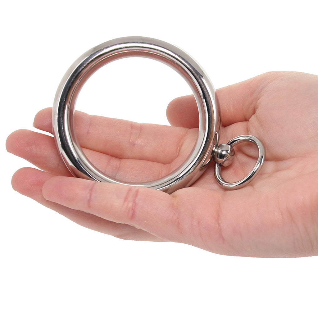 Command Me 50mm Stainless Steel Cock Ring - Exquisite Control & Sensation
