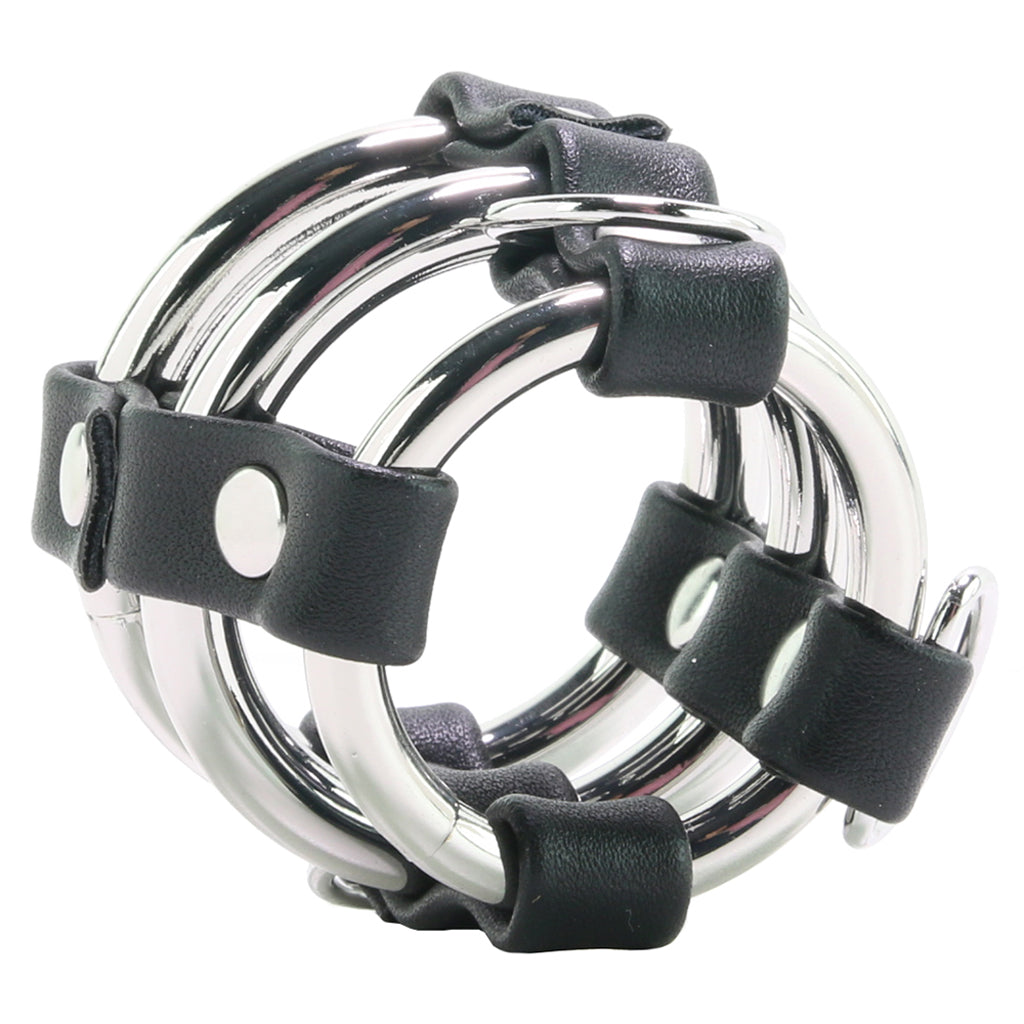 Locking Ball Stretcher, C-Ring & 3-Ring Cock Cage