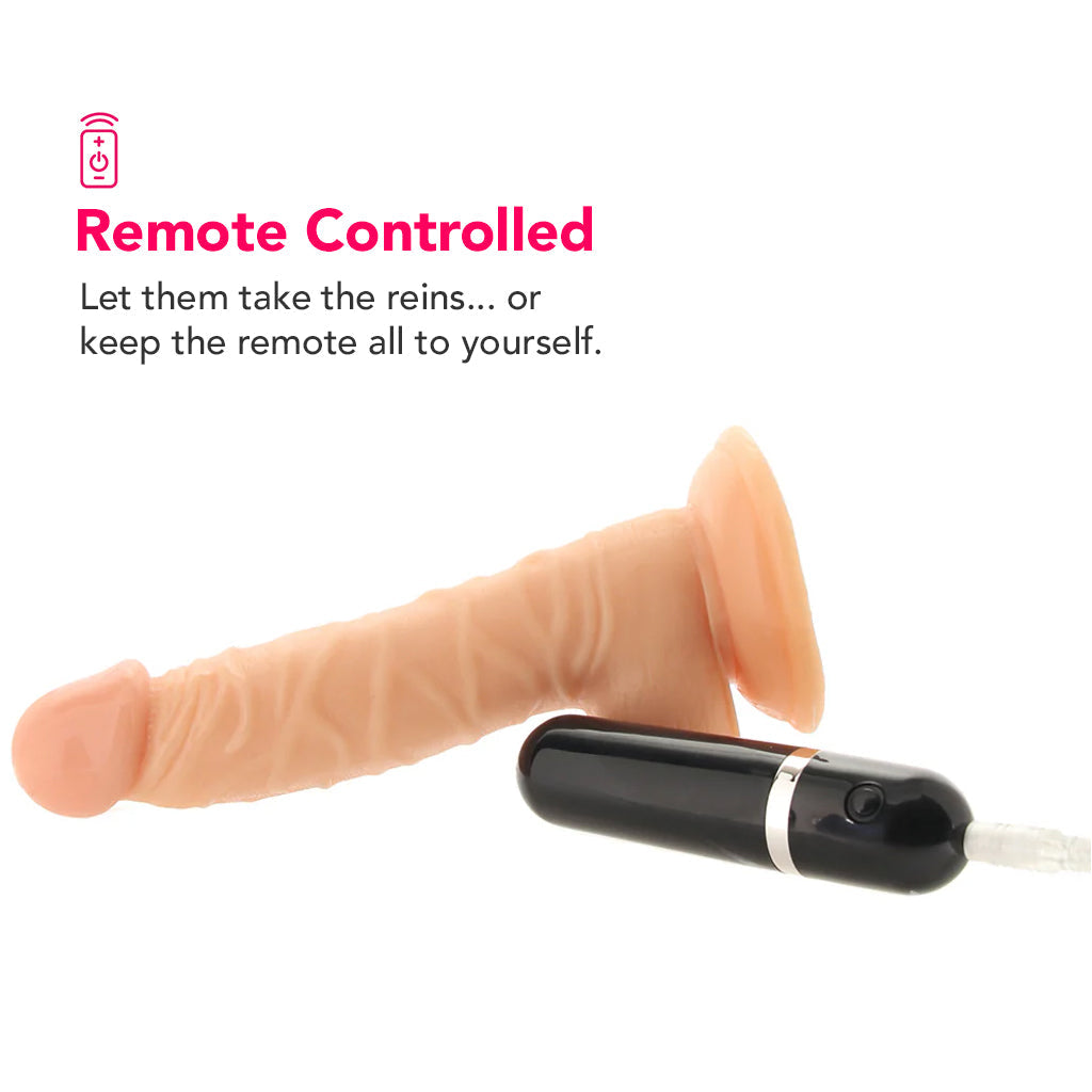 CalExotics Mr Just Right 5.25 Inch Dildo Vibe in Ivory - Vibrators - HoneyHugs Canada (View 3)