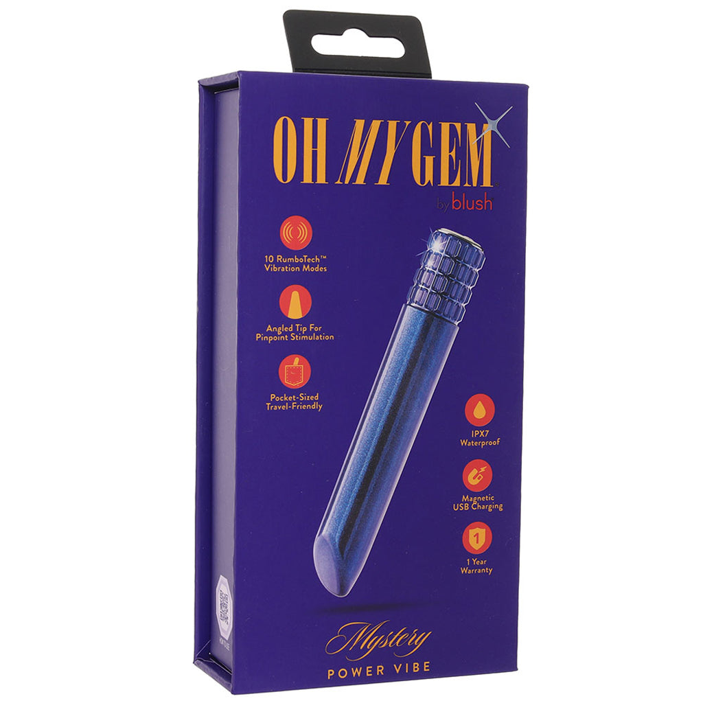 Oh My Gem Oh My Gem Mystery Power Vibe in Sapphire - Vibrators - HoneyHugs Canada (View 6)