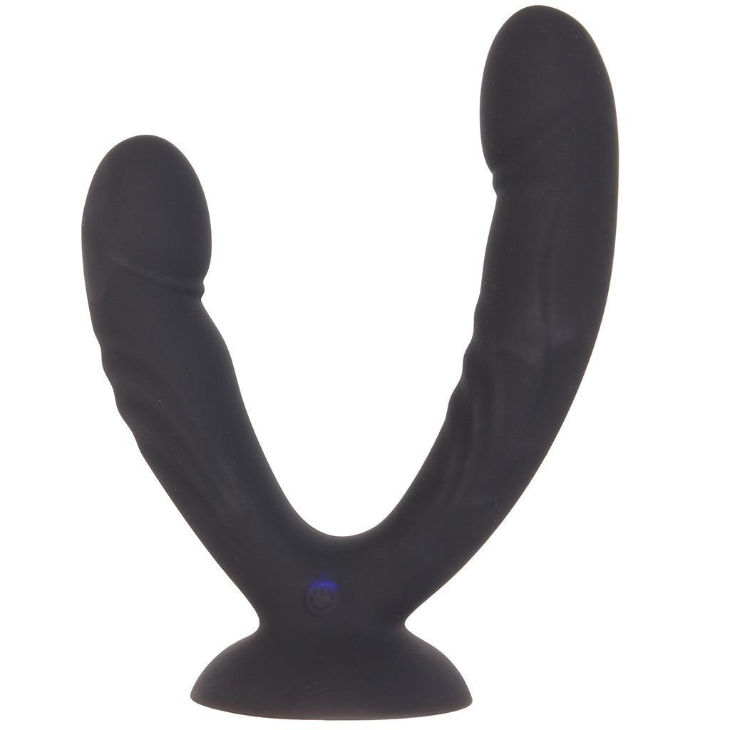Inya Inya Duet Vibrating Double Dildo in Black - Dildos - HoneyHugs Canada (View 3)