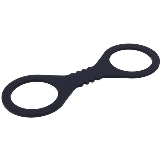 Sex & Mischief Shadow Silicone Cuffs in Large
