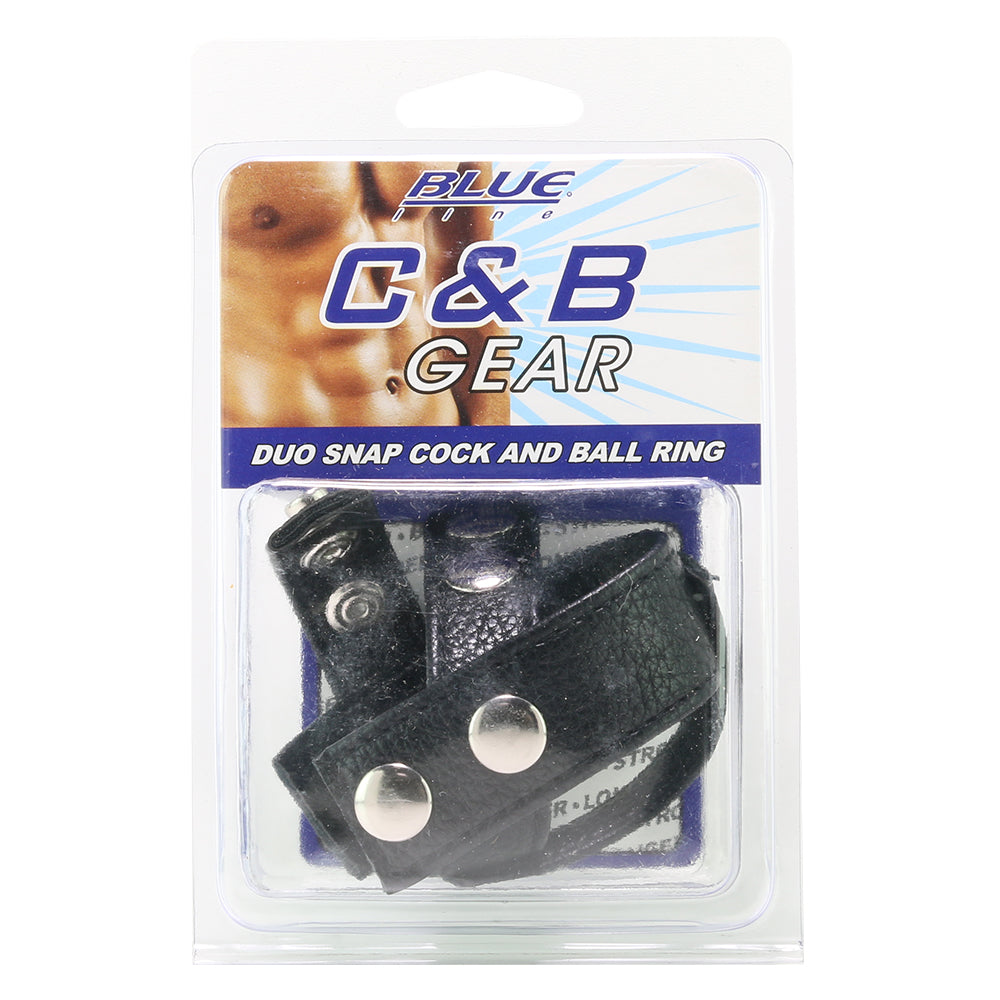 Blue Line Duo Snap Cock and Ball Ring